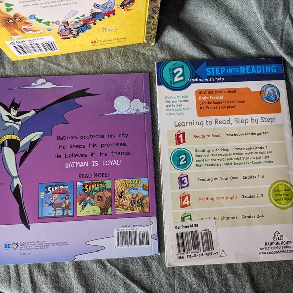 DC Comics Early Reader Kids Book Set 7pc Batman Wonder Woman Superman Justice - Picture 8 of 12